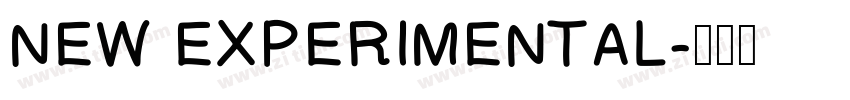 NEW EXPERIMENTAL字体转换